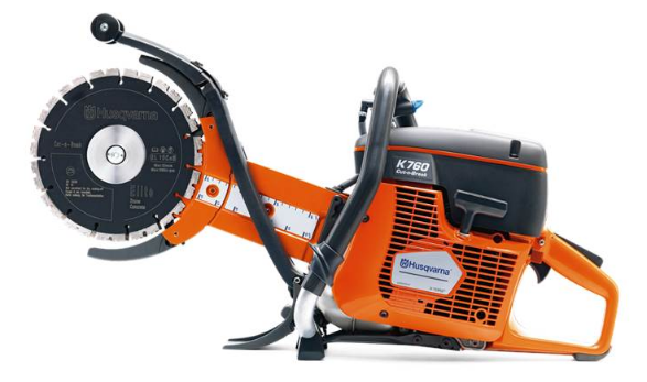 Kapmaskin för sten/betong, handhållen < 4 kW < 400 mm, bensin