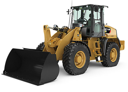 Hjullastare, ramstyrd, 4 WD, < 9 ton, diesel