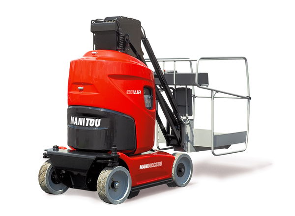 Pelarlift m. jib, självg < 9 m pfh, batteri/el