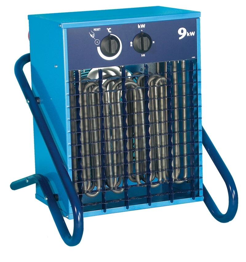 Varmluftsfläkt < 10 kW, el