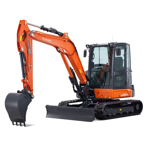 Grävmaskin, bandburen < 6 ton, diesel, rototilt, S40