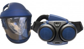 Friskluftshjälm, komplett, batteri