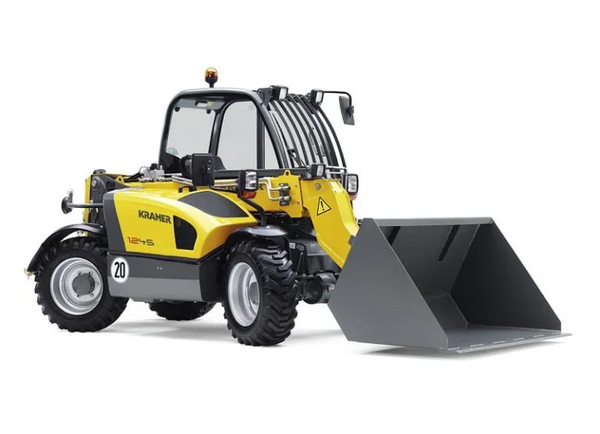 Teleskoptruck, allhjulsdriven, allhjulsstyrd lyftförmåga < 2 ton, diesel