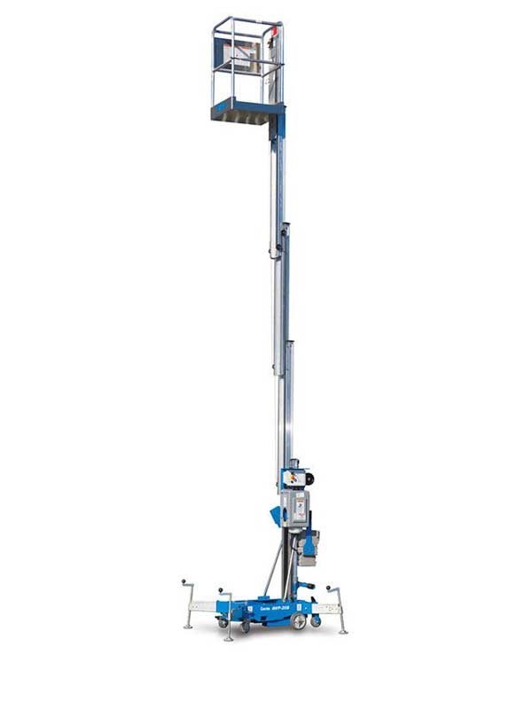 Pelarlift, manuell framdrivning < 7 m pfh el, 230V
