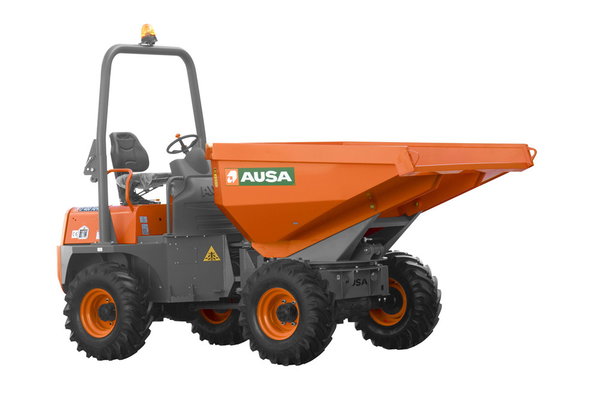 Hjuldumper, 4WD, höglyft, svängbord < 3 ton, diesel