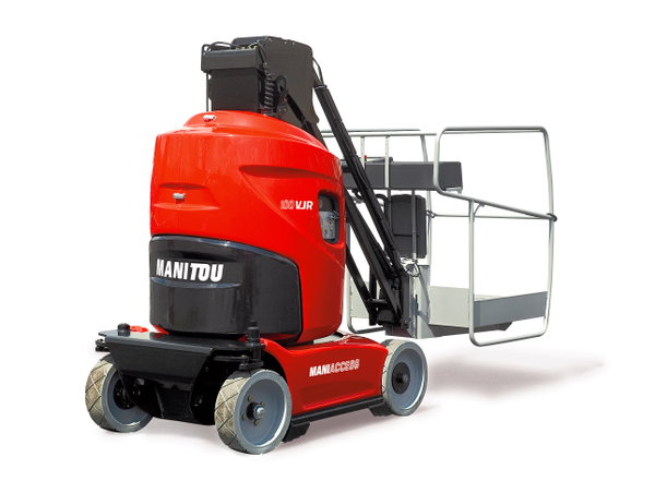 Pelarlift m. jib, självg < 9 m pfh, batteri/el