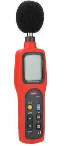 Bullermätare < 130 dba / dbc, batteri