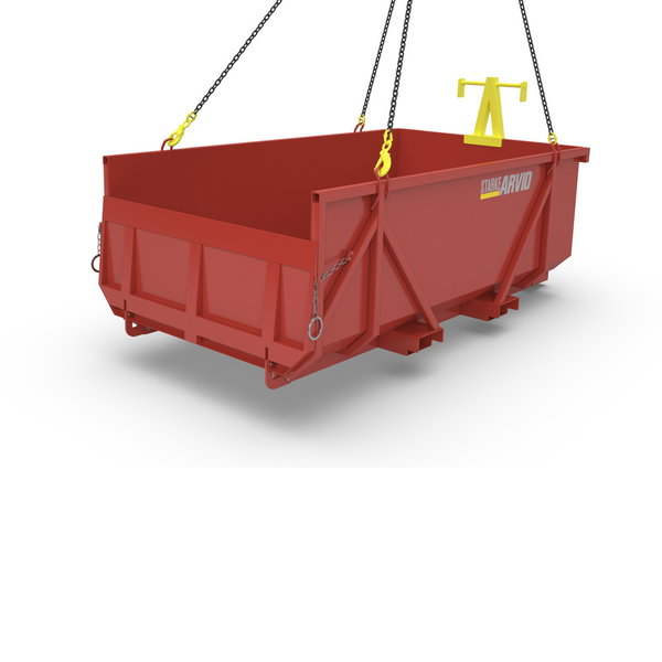 Materialbask, självtöm last <2500 kg, volym < 2000 L