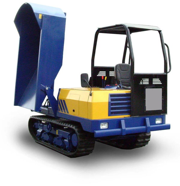Banddumper, självlastande, svängbord < 3 ton, diesel