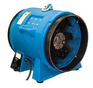 Axialfläkt m slanganslutning < 12500 m3/h, el ,400 V